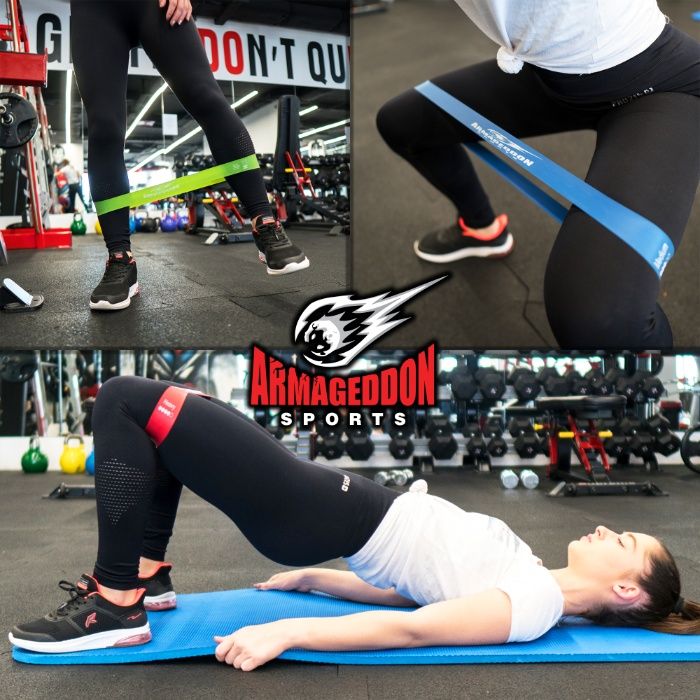 Тренировъчни ластици в кръг за тренировка на бедра, крака, дупе