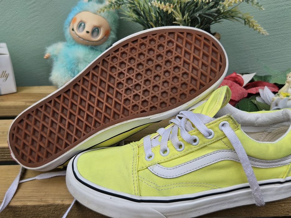 Vans кецове в неоново жълто N37