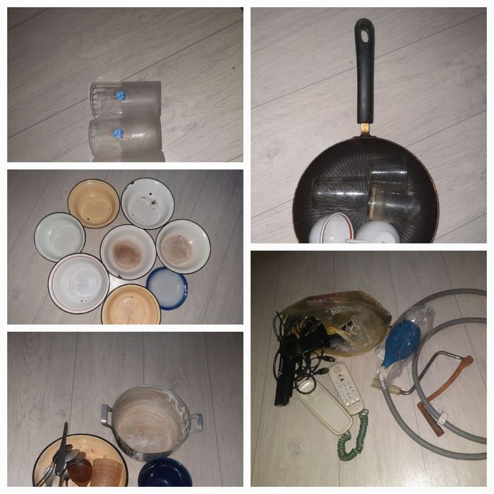 Даром много посуды для дома разной отдам