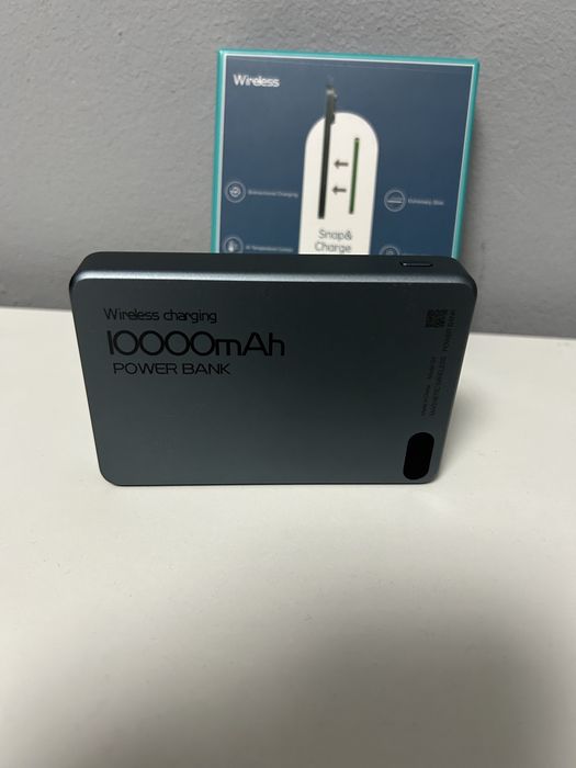 Baterie externa  10000 mAh 15 W magnetic MagGo MagSafe 1x USB-C Ultra-Slim pentru iPhone - Promotie ‼️