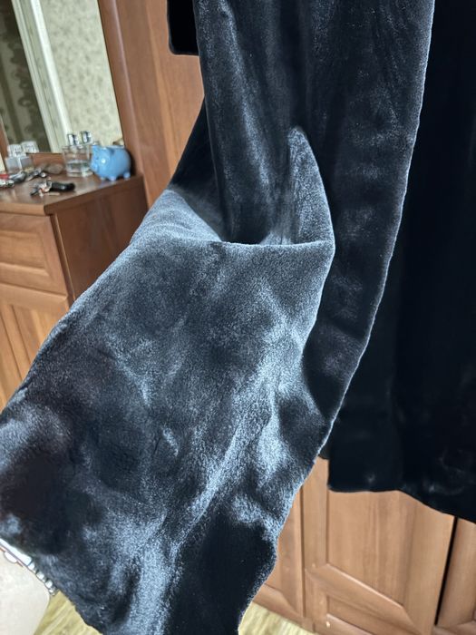 Норковая шуба длинная