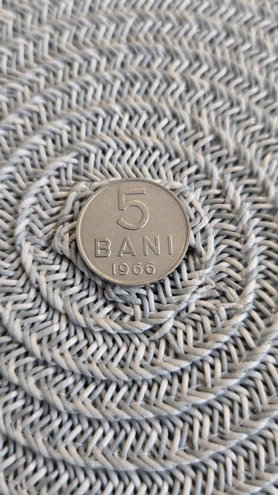 Monedă 5 bani 1966