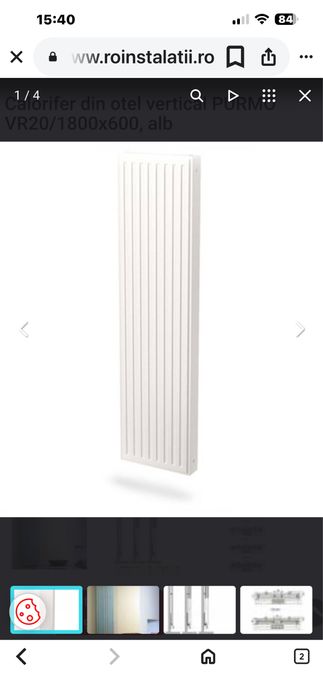 Radiator purmo 180/60 otel vertical