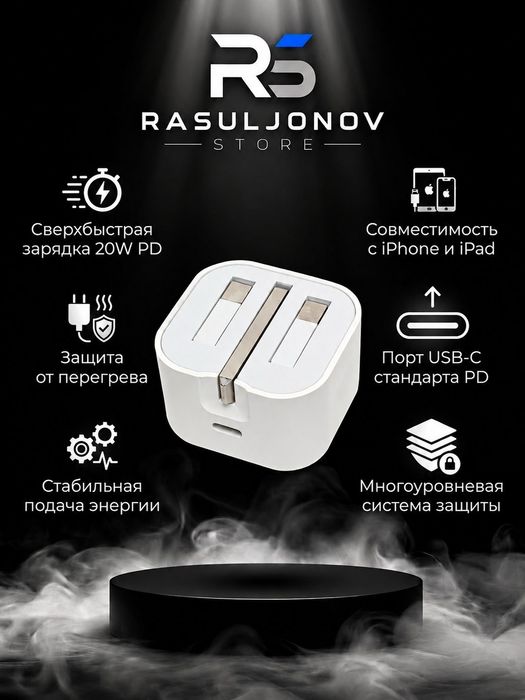 Зарядное устройство Apple 40W Dynamic Power Adapter with 60W Max