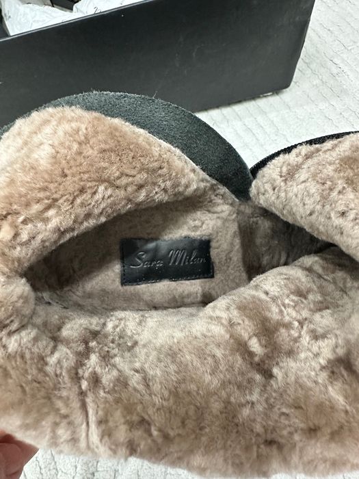 Сапоги замшевые натуральные