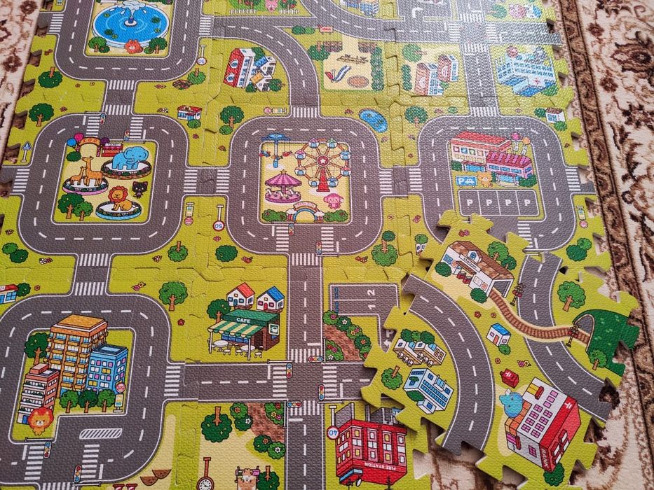 Продам напольный-коврик пазл.