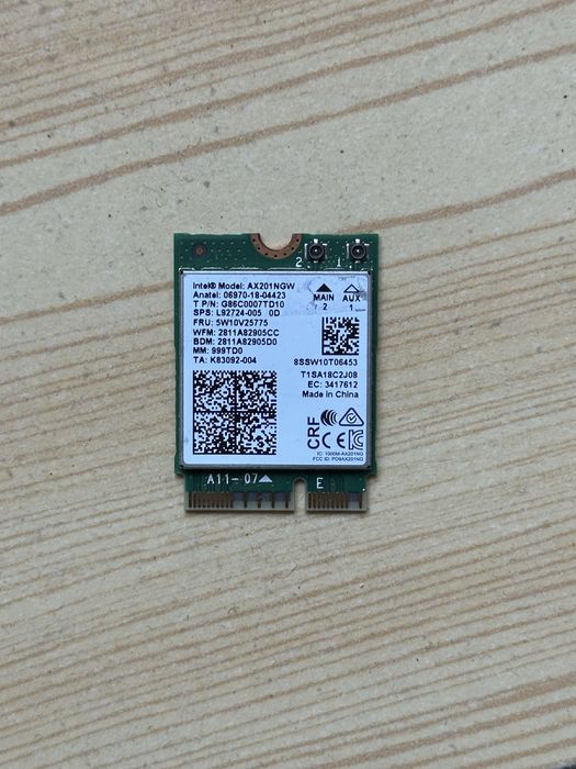 модуль Wi-Fi 6 + Bluetooth для ноутбука