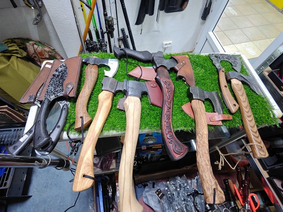 Кованный топор , тяпки для мяса