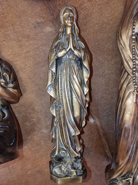 Statui din bronz Sfanta Fecioara Maria si Iisus Hristos - calitate Top