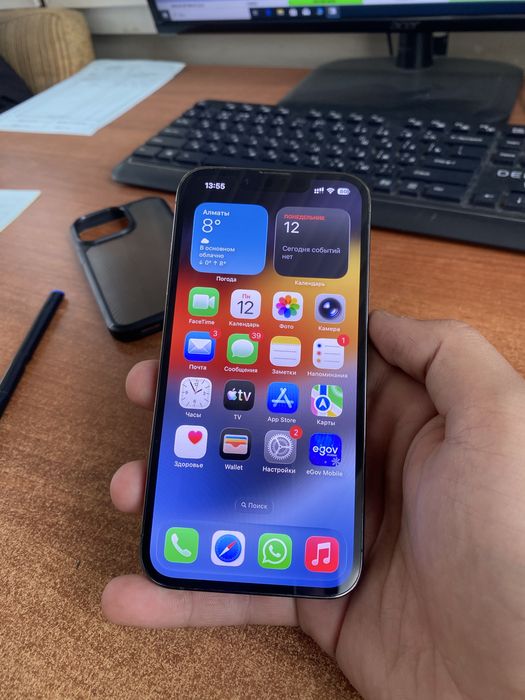 Айфон 13 про в чёрном цвете