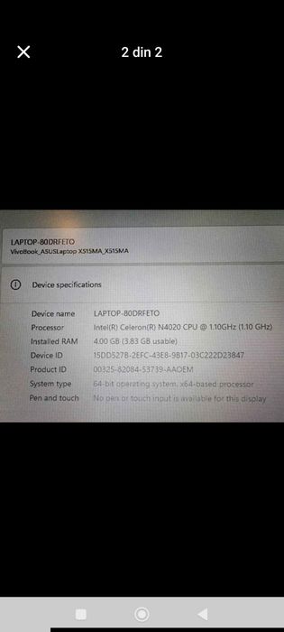 Laptop ASUS office ieftin