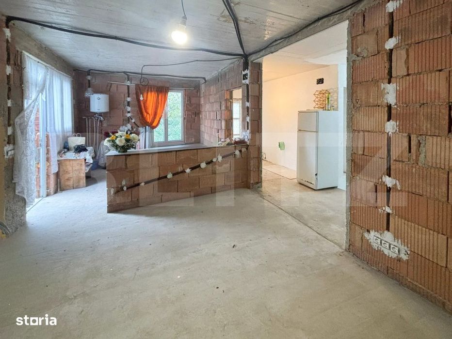 Casa partial finisata Jucu de Sus 589mp teren