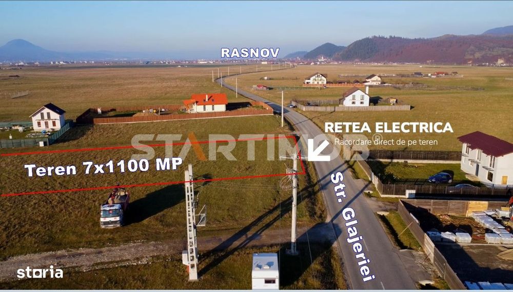 Teren cu PUZ Glajarie, Rasnov