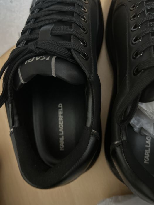 Sneakers Karl Lagerfeld Kapri Ikonici Negri – Noi, Neprobați, Pachet Complet