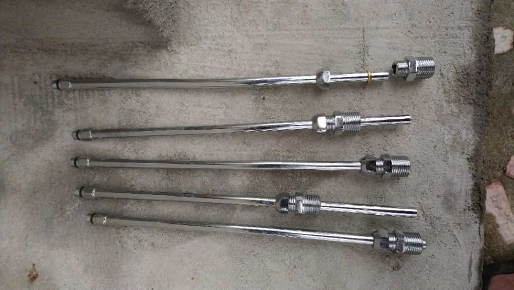 Tija metalica baterie apa monocomanda - inlocuitor furtune flexibile