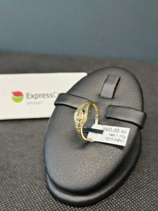 (AG51) Inel aur 14K 1.72g b1273.2 - Garantie 2 ani!