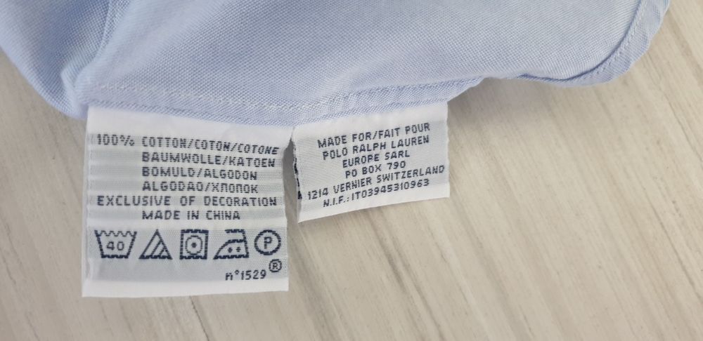 POLO Ralph Lauren Cotton Custom Fit / 15 1/2 - 39 - M  ОРИГИНАЛНА Риза