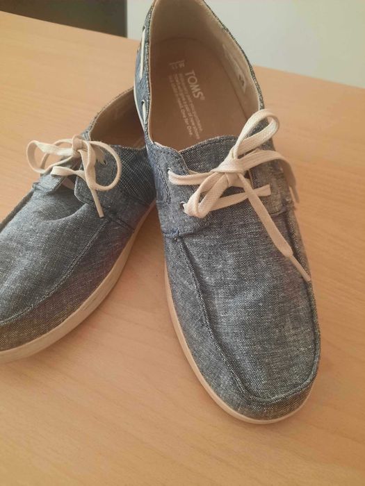Мъжки летни обувки от дънков плат, TOMS