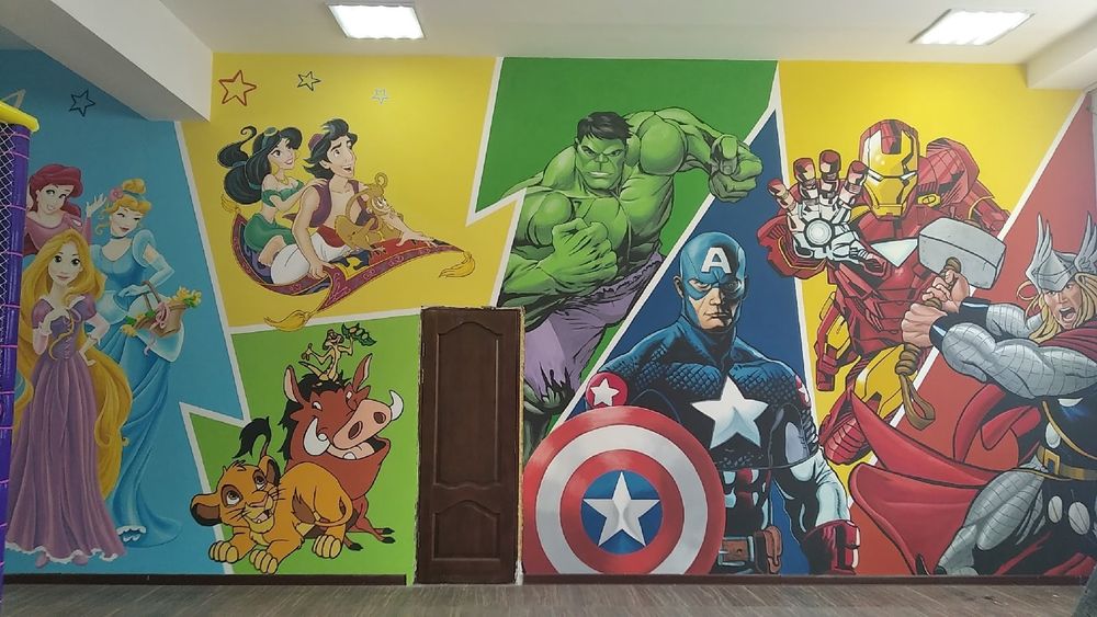 Роспись стен Уральск ,рисунки на стенах, художник Уральск