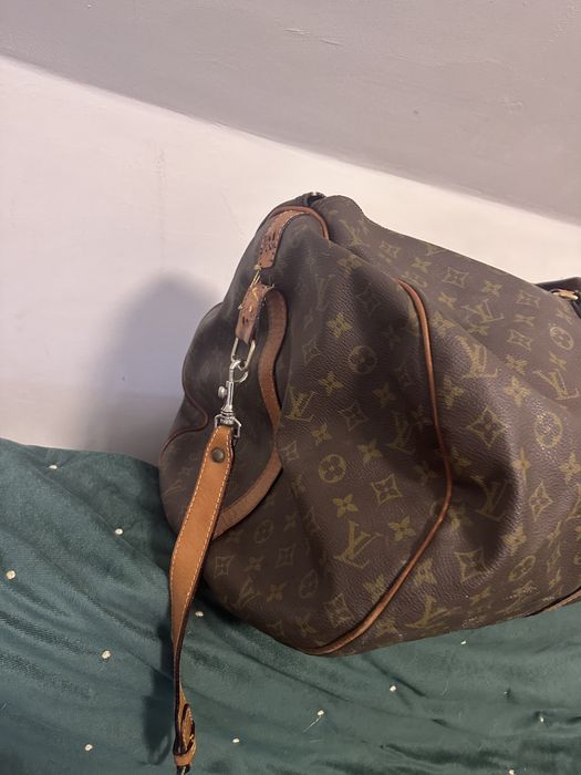 Geantă Louis Vuitton Keepall 55, model clasic, vintage ani 70-80