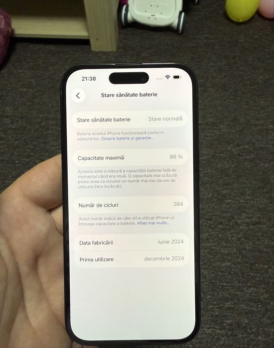 Vand iPhone 15 Black 128GB