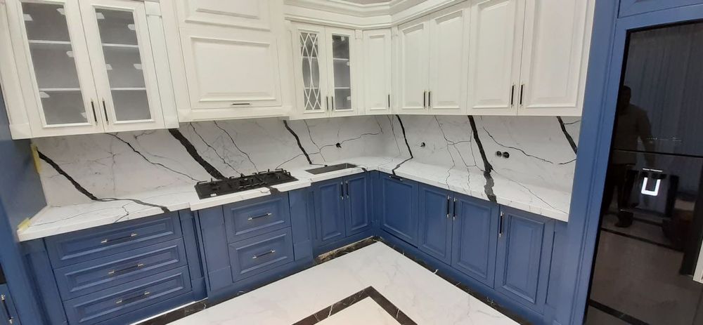 Столешница на кухню Искусственные Камни Акрил Кварц все это Китай есть