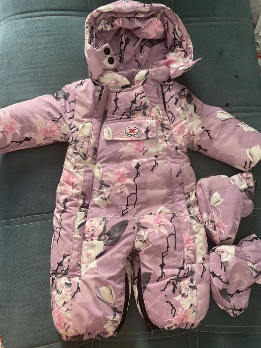 Детский зимний комбинезон для девочки