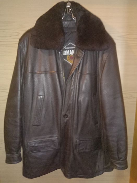Куртка мужская кожаная