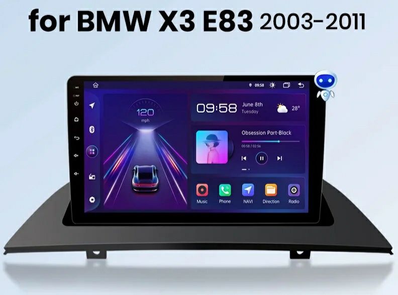 Navigatie Android dedicata BMW X3 E83 (2003-2011)