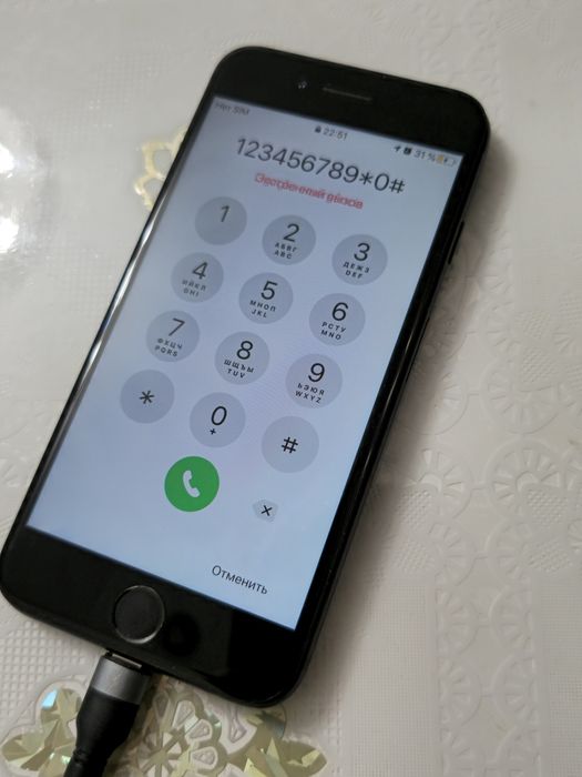 Запчасти на Iphone 7 чёрный, экран, корпус, крышка, батарея, камера