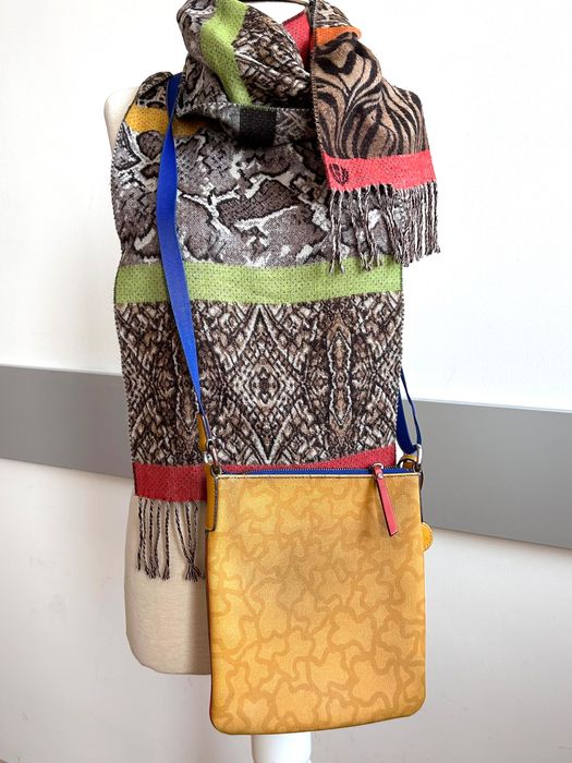 TOUS цветна интересна чанта за през рамо