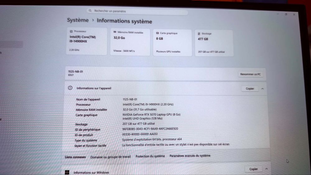 Lenovo Legion Pro 5 ,i9 2025г.