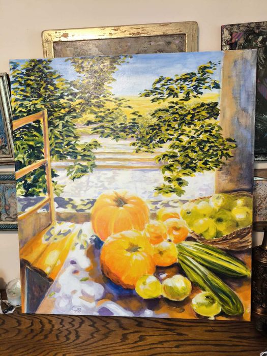 Голяма картина Натюрморт масло върху платно