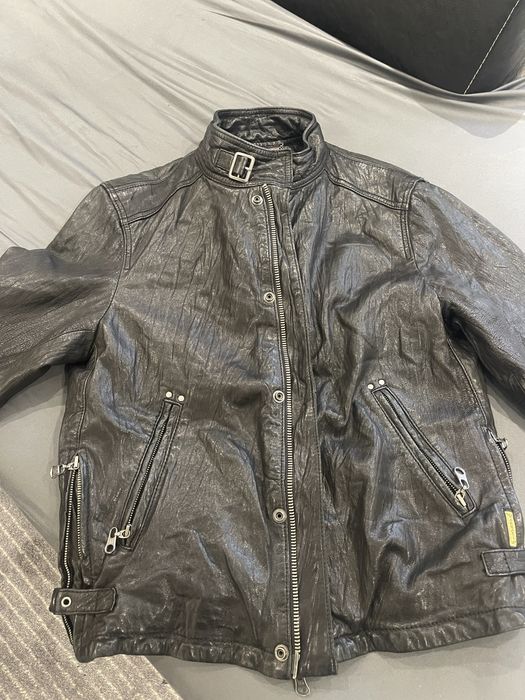 Кожено яке Armani Jeans размер М/50