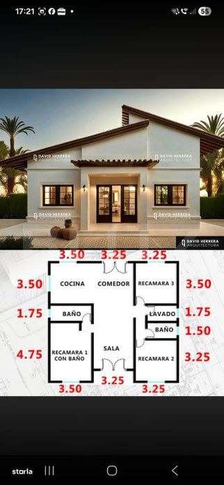 Casa in stadiul de proiect, Arcalia