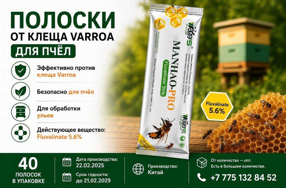 Полоска MANHAO-PRO от клеща VARROA