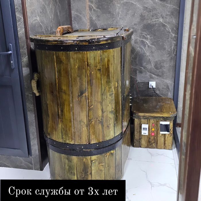 Профессиональная кедровая бочка