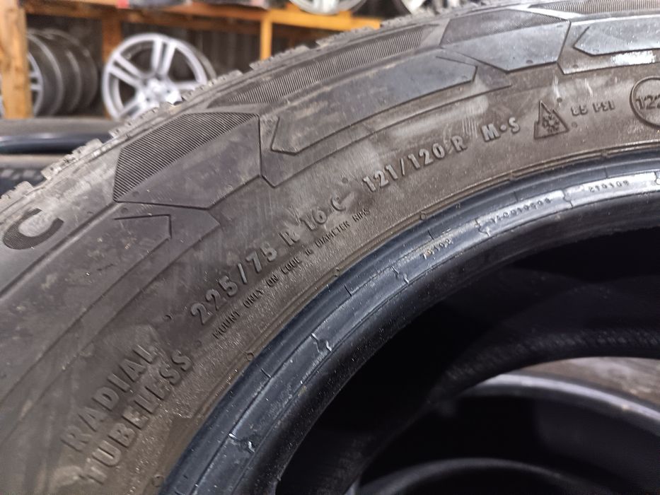 Anvelope MS iarna 225 75 16c continental 2023 6.5mm