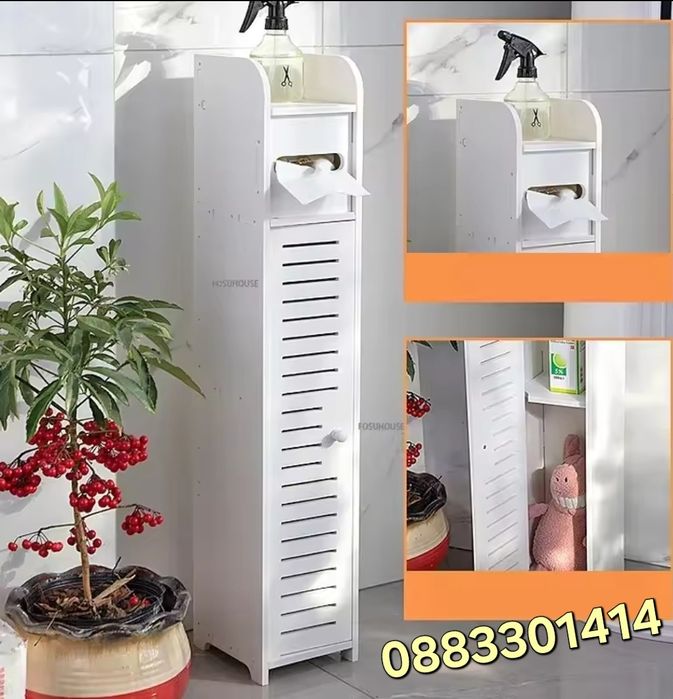 Водоустойчив шкаф за баня, тоалетна, антре