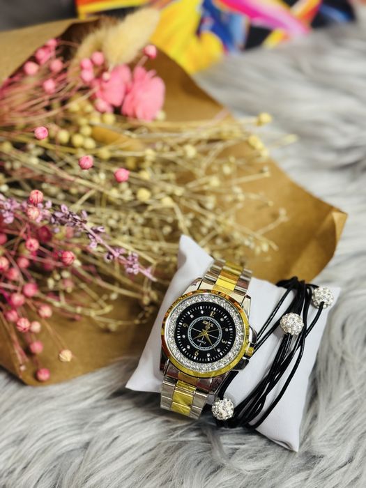 Set ceas dama + accesoriu