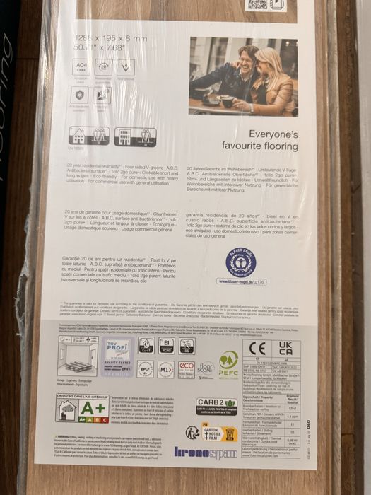 Продавам висококачествен ламиниран паркет Krono Original