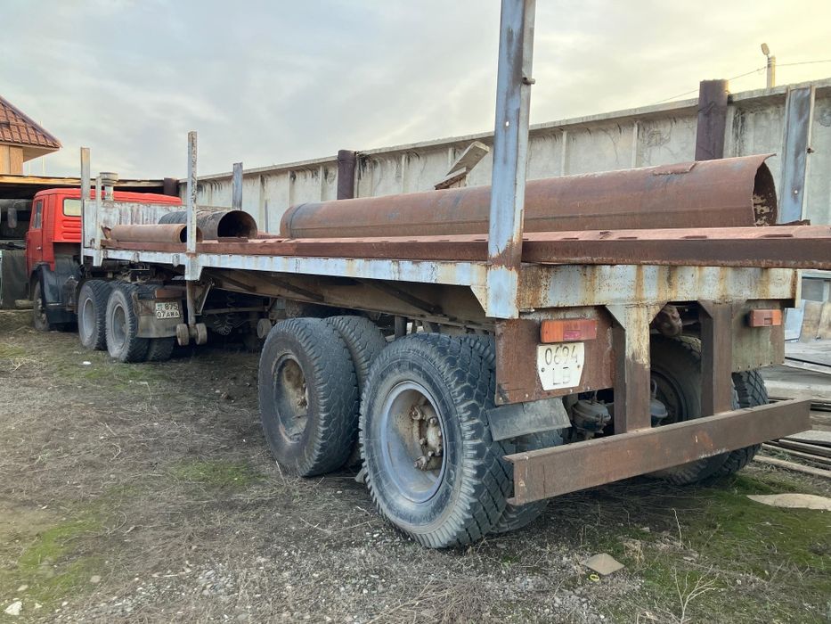 Камаз тягач с прицепом