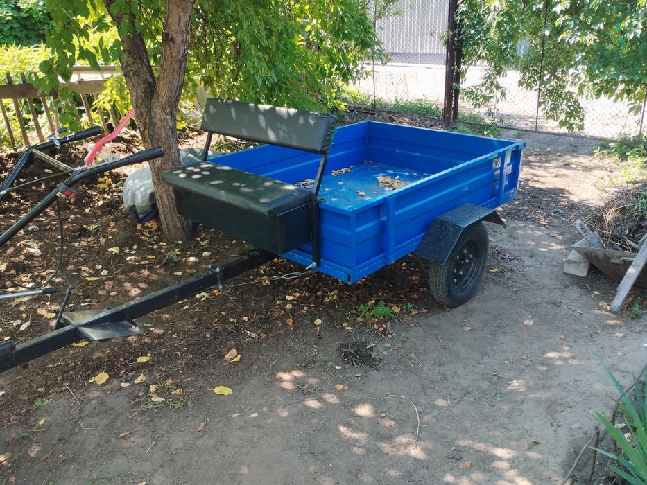 Мотоблок с прицепом