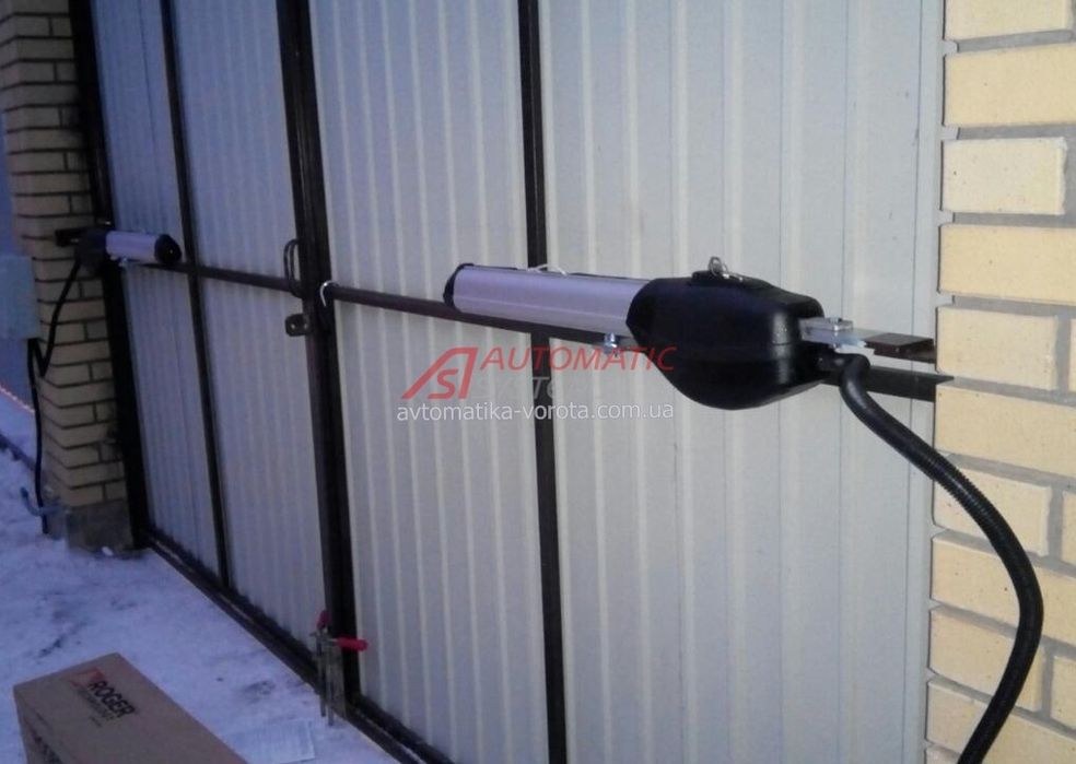 Установка автоматических ворот, камеры домафонов