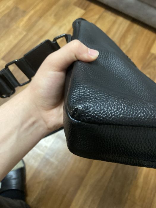 Барсетка кожанная