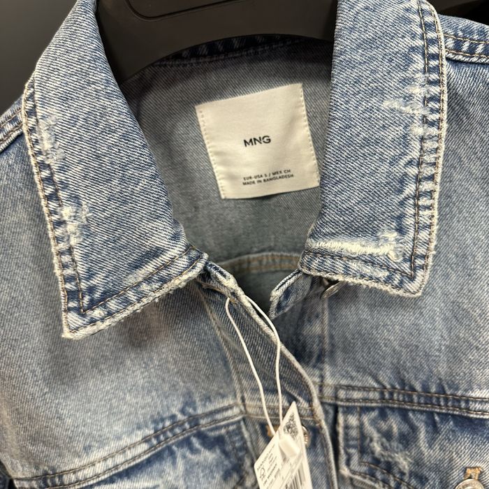 MANGO уникално дамско късо дънково яке