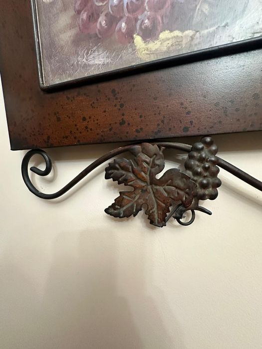 Tablouri lemn masiv si cadru metal superb