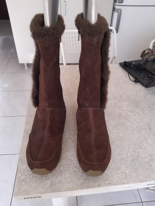 Cizme piele intoarsa mărimea 37