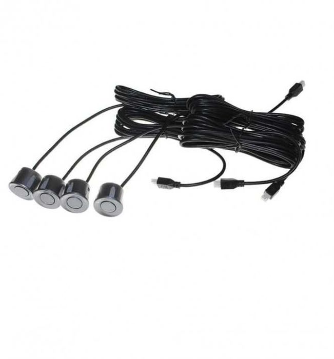 Парктроник за МПС с четири датчика, Ултразвуков, LED дисплей, Сив