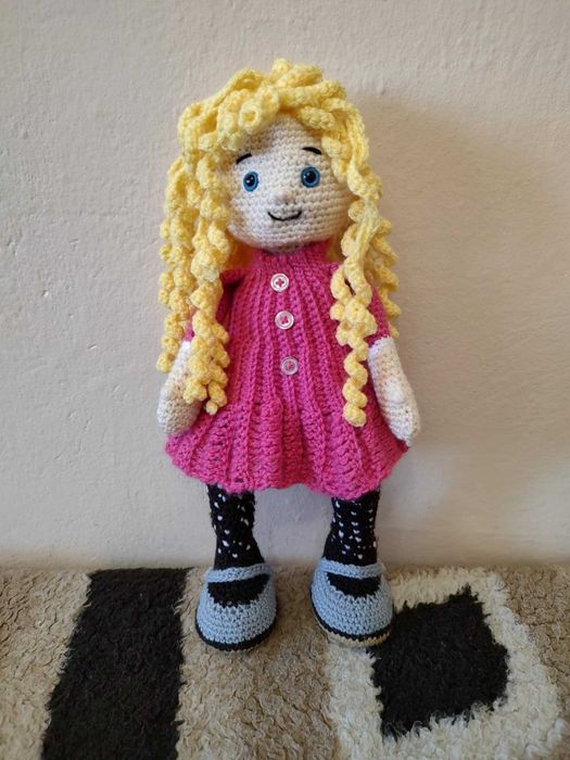 Подарък ръчно изработени играчки кукли от прежда 3D калъфки